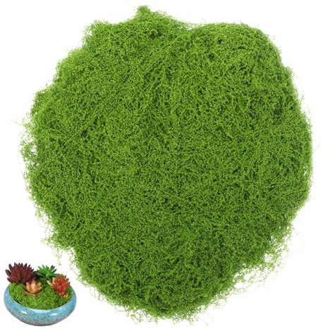 SHINEOFI 1bag Simulation Moss Potted Artificial for Plants Decorative Faux Grass Moss for Crafts Home Office Garden Landscape Bag