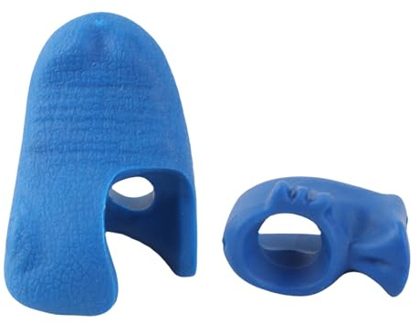 Guida a violino Correttore, presa a fiocco in silicone morbido, impugnatura a viola silicone a 2 pacchetti Assistenza didattica arancione arancione (Blu)