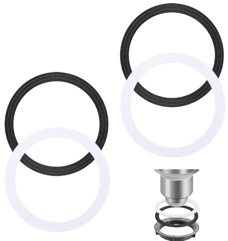 4 Pièces 110mm Joints Toriques pour Évier, Universel Caoutchouc Joints Rechange pour Bonde Accessoires de Vidange pour 110mm Cuisine Salle de Bain Bonde D'évier Cuisine et Salle de Bain