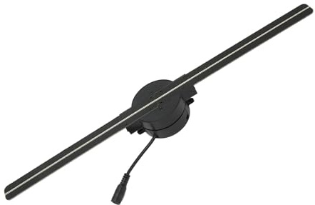 Ventilador de Holograma 3D, 2 aspas, 176 Grados, 16,5 Pulgadas, 2000x224, WiFi, proyector con 224 Cuentas luz LED for Publicidad en Tiendas Negocios