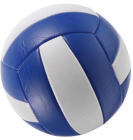 Healeved Ballon de Volley 5 Bleu Doux en PVC Épais pour Beach-Volley Extérieur et Volley-Ball en Salle Équipement Sportif Polyvalent pour Entraînement et Compétition
