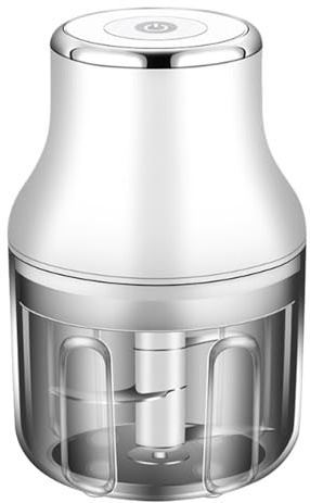 Coupe-légumes rechargeable sans fil pour viande - Hachoir électrique à ail rechargeable 250 ml - Pour cuisine, restaurant et maison, pour cuisiner des légumes, du fromage et des pommes de terre