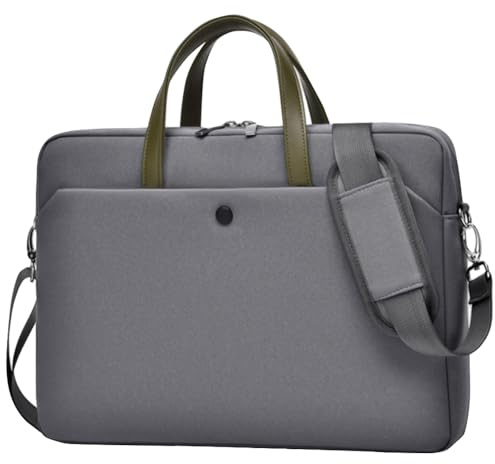 Bolso de Hombro para Portátil, Maletín Bolsas Ligero Bandoleras de Tejido Repelente al Agua,Laptop Bag Case, Compatible with MacBook Pro M4/M3/M2/M1, HP Pavilion 14 Chromebook 14A EliteBook