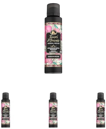 Tesori d'Oriente Perfume desodorante 'Imperial Orchid', 150 ml, desodorante aromático en aerosol con orquídea de lujo, fragancia para soñar, protección 24 horas, ritual de bienestar para cuerpo y