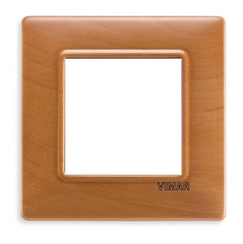 VIMAR SERIE Wandhalter – Platte 2 Modul Holz Birnbaum
