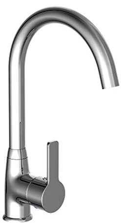 EISL Spültischarmatur DIZIANI Chrom mit hohem Auslauf, 360° schwenkbare Küchenarmatur, energiesparender Wasserhahn Küche, Einhebelmischer, NI182DISE