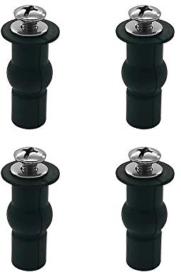 Schrauben für Toilettensitz 2 Paar Befestigung an der Oberseite Universal Schrauben für WC Sitz Sackloch Toilette Deckel Toilettendeckel Klodeckel