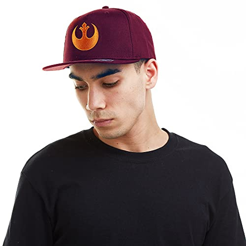Star Wars Herr Rebell-logo basebollkeps, Röd (rödmaroon), En Storlek