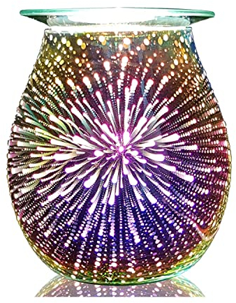 Astin of London Stunning Electric Wax Melt Burners, Oil Burner, Wax Warmer, Night Light Oil Lamp for Home Decoration