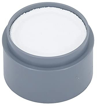 Grimas vattensmink, 15 ml vattensmink, färg vit 001, professionell kroppsfärg, snabbtorkande och mycket skonsam mot huden, perfekt för barnsmink, karneval och halloween, vattenbaserad