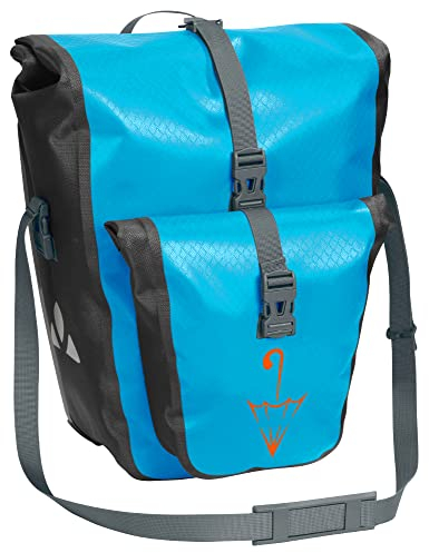 VAUDE Aqua Back Plus Single Sondermodell mit Schirmlogo Hinterradtasche Gepäckträgertasche, Icicle SE