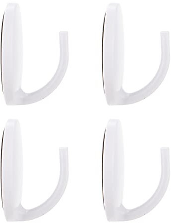 4 Pz Gancio Magnetico Calamite Da Frigo Bianche Ganci Per Frigorifero Ganci Magnetici Per Frigorifero Gancio Per Ghirlanda Accappatoio Staffa Attrazione Magnetica Bianca Magnete