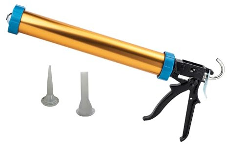 Sausage Filling Gun, Sausage Filling Soft and Hard Glue Gun, economical and Practical Gluing Tool, Lightweight Aluminum Tube Tool, Manual Sausage Filling Machine 20 oz 12:1 Drive (1 Piece)