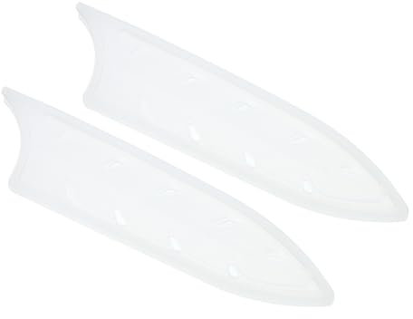 PATIKIL Knife Sheaths for Kitchen Knife for 6 Ceramic Knife, 2 Pcs Knife Edge Guard, Knife Sheath Covers Sleeves, Feather Ceramic Knife Set, Transparent, 6.1x 1.6
