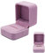 WisePoint Anello Scatola, Velluto Cofanetto Portagioie Singolo Porta Fedi, Piccoli Porta Anelli per Fidanzamento, Proposta, Matrimonio, Cerimonia, San Valentino (Rosa)