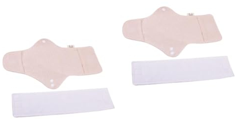 minkissy 4stücke Wiederverwendbare Waschgänge Aus Bio-baumwolle Waschbare Menstruationsbinden Für Damen Tragbar Hohe Saugfähigkeit Für Reisen