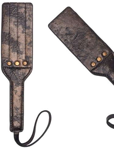 Exotic Whip Bdsm Peitsche für Sklaven Frau Peitschen Set für Sex Spanking Padel Paddel für Sex Peitsche für Paare Leder Paddle Fetisch Sm Whip Domina Bdsms Spielzeug Hart Folter Extrem für Frauen
