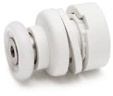 8 x Shower Door Rollers/Roller/Wheels/Runners 17mm Wheel Diameter L2 White