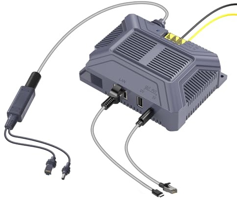 Oxtxuzdm Injection passive 150 W et adaptateurs répartiteurs 12 V pour Link, Miniture, protection contre les coups, DC 9-36 V vers 48 V/3 A injecteur d'alimentation
