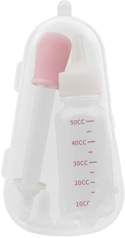 YIUPEDRFG Water Milk Feed With Clean Brush Drinking Bottle For Kittens Squirrels Rabbits Hamsters And Other Newborn Pets 150ml Pet Puppy Feeding Bottle Pet Nursing