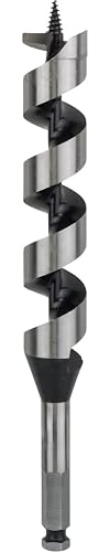 Bosch 1x PRO Wood Holzschlangenbohrer, 28 x 170 x 235 mm | für Weichholz, Hartholz, Ø 28,00 mm, Professional Zubehör Bohrmaschine, Schrauber, Schlagbohrer