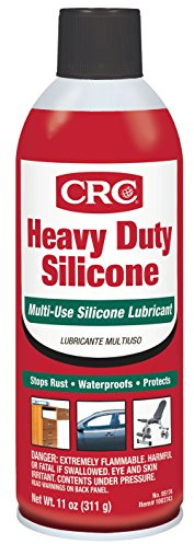 CRC Heavy Duty Silicone Lubricant, 11 Wt Oz, Clear Colorless Liquid