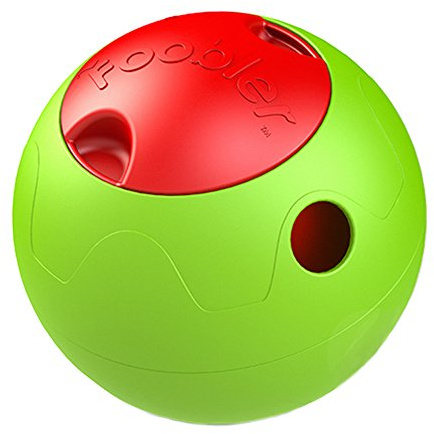 The The Foobler Timed, Self Reloading Puzzle Feeder ball toy for Dogs
