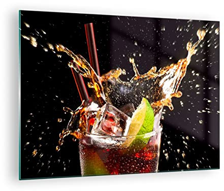 ARTTOR Bilder auf Glas 70x50cm Wandbild Glasdruck Küche - 2223