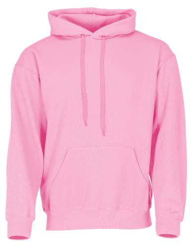 Fruit of the Loom 62-208-0 Men's Classic Hooded Sweatshirt, Light Pink,Small
