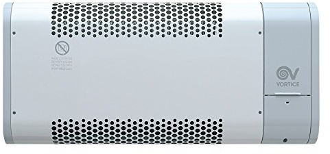Vortice Microrapid T 1000 - Calefactor de pared con temporizador, 70661, 500/1000 W, color gris