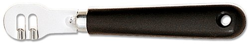 Deglon 2505301-V Couteau Double Canneleur Manche Polypropylène Noir