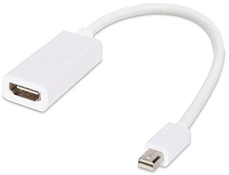 Mini DisplayPort DP a HDMI, adattatore Thunderbolt per Apple MacBook, Pro 13, 15, 17 Air, iMac, Mac Mini, Pro, Microsoft Surface Pro, 2, 3, 4, Lenovo ThinkPad X1, Dell XPS 12 MLK, 13, 14, 15, 17