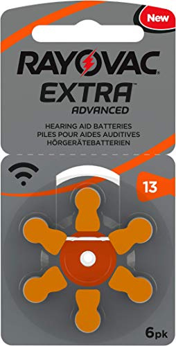 120 Rayovac Extra Advanced Nr 13 Hörgerätebatterie Zinc Air (P13 PR48 ZL2) mit 2 Stück LUXTOR® Reinigungstücher für Hörgeräte und Otoplastiken