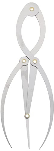 Milisten Golden Mean Ratio Messschieber Dreipunkt-Positionierung Balance für Augenbrauen Make-up Tattoos Art Work Design Fibonacci Gauge Tools Edelstahl, silber, 17x9.5 cm(Pack of 1),4263KQU16I