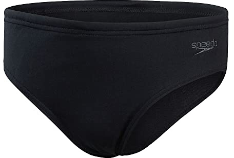 Speedo Niño Bañador Tipo Slip de 6 Black 5-6