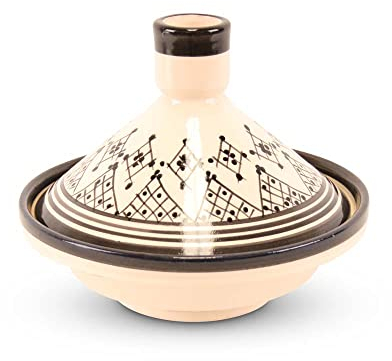 Tajine Schwarz mit Zerbia Motiv | Safaary