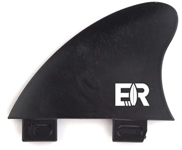 Eisbach Riders River Surfing Surfboard FCS Trailer Finne (Black, Medium - 2.6)