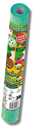 STARLYF Biodegradable Flower Seed Mat, 39 Flowers, Biodegradable Compost Fabric, Flower Planting That Grows Anywhere (2m x 0.45m)