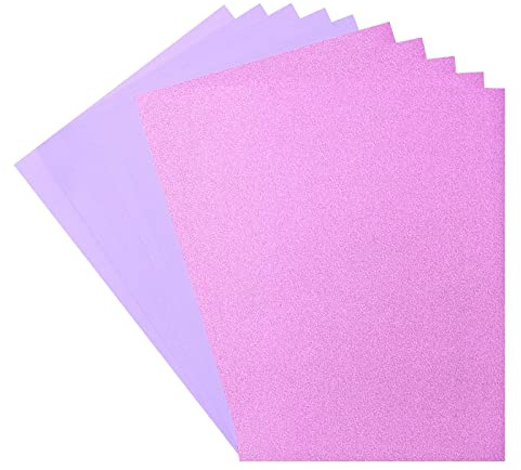 Florence Cartulina (216 g/m²) y papel brillante (250 g/m²), morado, A4, 10 hojas, para álbumes de recortes, fabricación de tarjetas, troquelado y más manualidades de papel
