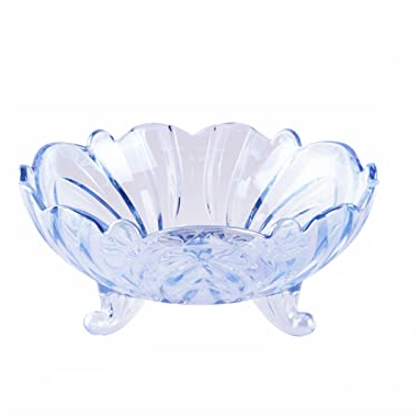 TOMYEUS Coupe Fruit Plaque de Fruits de Verre de Style européen de Style Cristal épaissie Assiette de Fruits Accueil Candy Snacks Salon Table Basse Bol à Fruits Corbeille Fruit (Color : B)