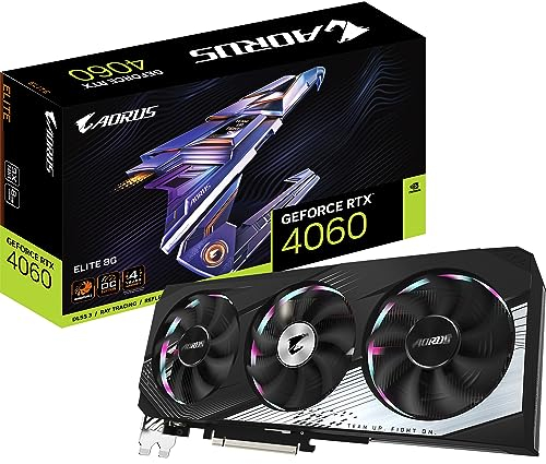 Gigabyte Aorus GeForce RTX 4060 Elite 8G, 8192 MB GDDR6