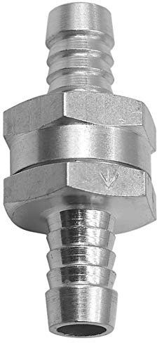 Válvula antiretorno Válvula de retención de combustible de una vía, gasolina, diésel, fácil instalación, sin retorno, elementos personales del coche, decoración de piezas de coche ( Color : 10mm B )