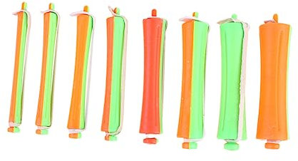 minkissy 80piezas Rizador De Pelo Flexibles Rizadas Multifuncionales Para y Espirales Sin Daño Por Para Mujeres y Niñas Pack De Colores Mezclados