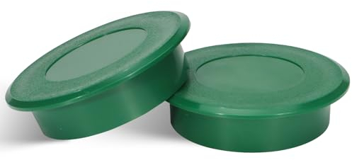 Huakaile Golf Cup Cover, Universal Putting Green Hole Covers, Practice Training Aids Hole Lid Protector for Golf Course Yard Garden Backyard Game Ball Outdoor Activities (2 Pack)