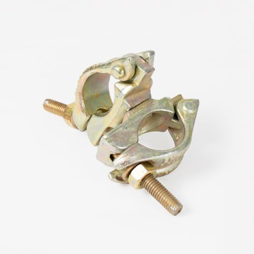 Austin Commerce Forged Swivel Scaffold Couplers Scaffolding Clamps Fittings Swivels (6) - Gold, Bronze, Steel