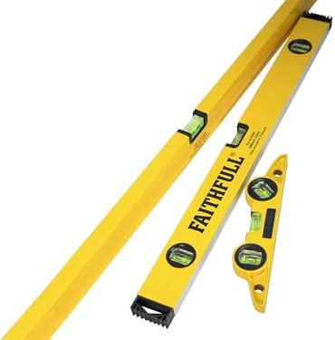 Faithfull FAISLBSET3PC 3 Piece Level Set - 240/600/1200mm