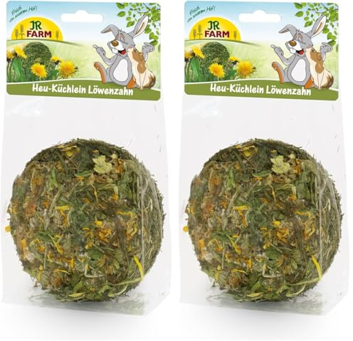 JR FARM Heu-Küchlein Löwenzahn 75 g (Packung mit 2)