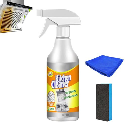 Shinepro Kitchen Cleaner, Shinepro Küchenreiniger, Schäumender schwerölfleckenreiniger, Intensivreiniger Küchenreiniger, Allzweck Schaumreiniger, Reinigungsspray für Küche, Backofen, Herd (1)