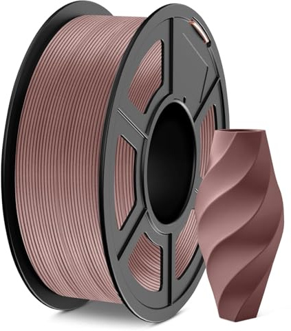 JAYO PLA Holz Filament 1,75mm Kirschholz, Echtes Wood PLA 3D Filament | 15% Holzfasern für natürliche Optik, Haptik & Duft, Höhere Schmelzfließrate, 1,1 kg Spule, Maßgenauigkeit +/- 0,02 mm