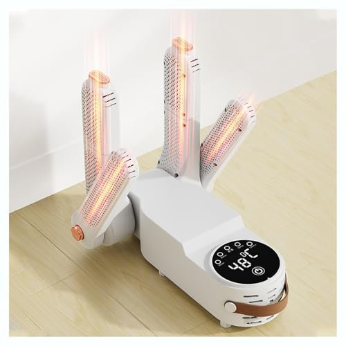 Boot Dryer, Electric Shoe Dryer, 150W Shoe and Glove Portable Dryer, 55°C-60°C Boot Heater, Boot Dryer 360° Heat Dissipation Telescopic, for Work Boots, Gloves, Hats, Socks, Ski Boots